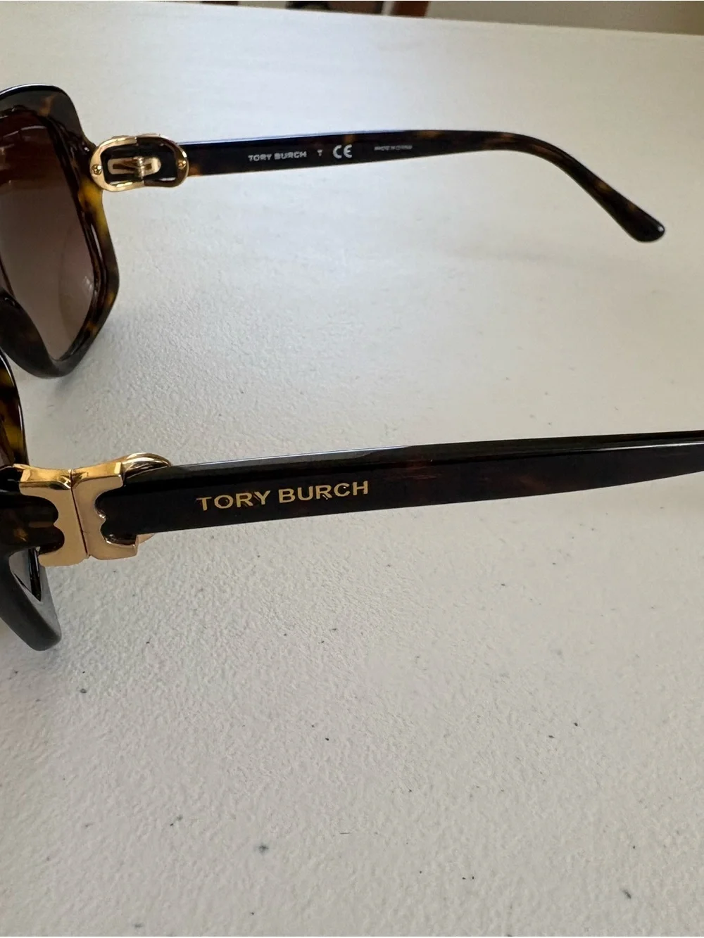 Tory Burch TY7101 1378/13 Tortoise Brown Gradient Sunglasses 57-19-135 Case